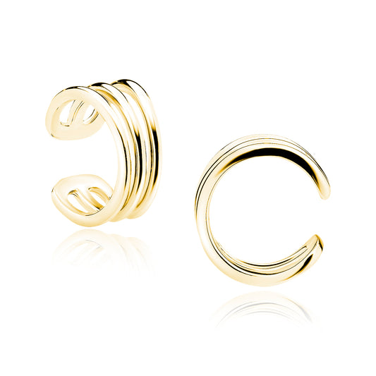 Three circles ear-cuff