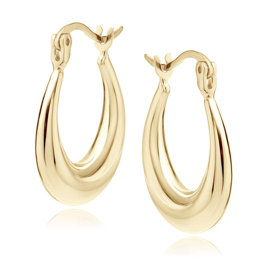 Gold earrings