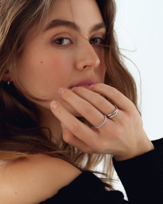 BARI RING SILVER