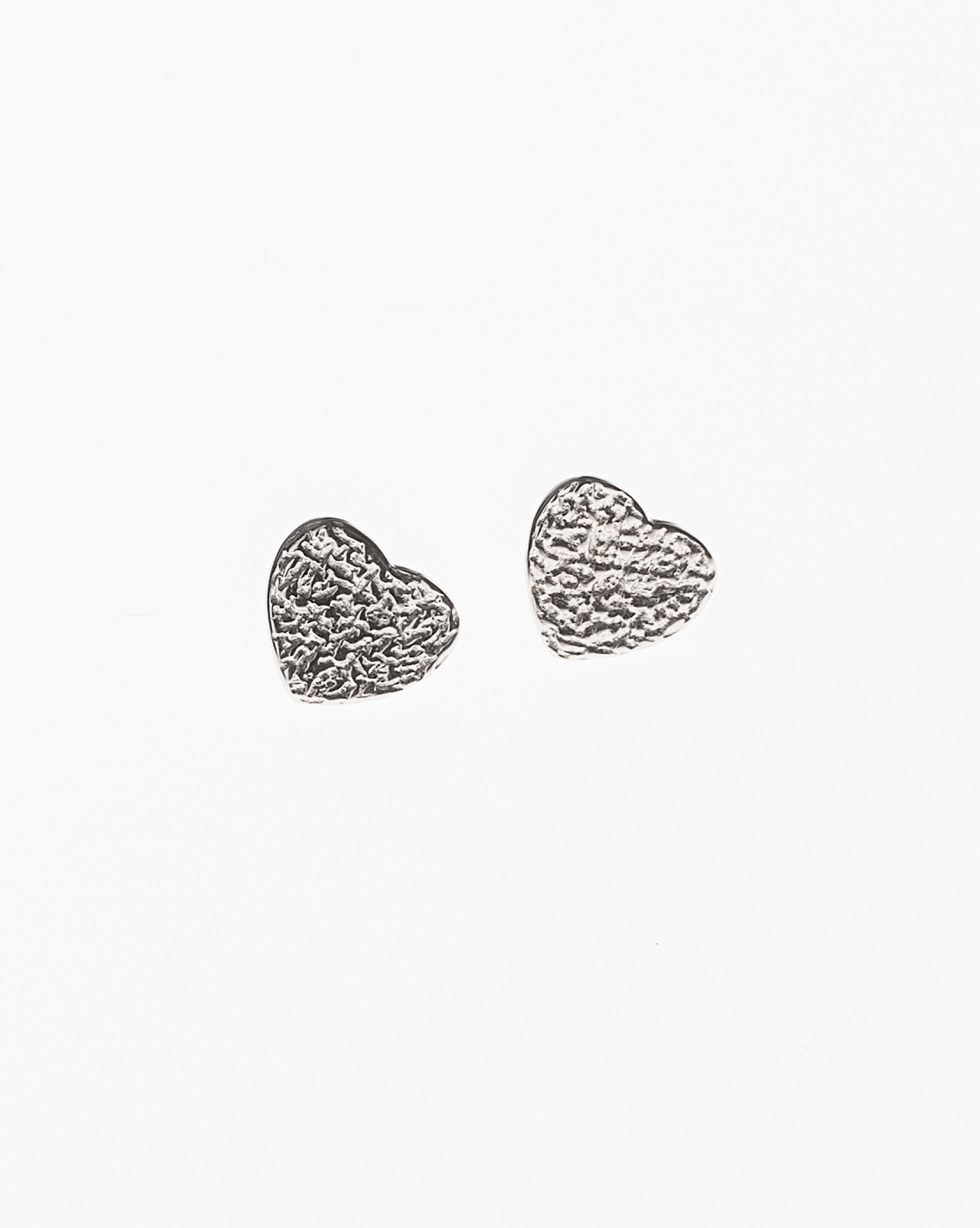 TESSA HEARTS STUDS SILVER
