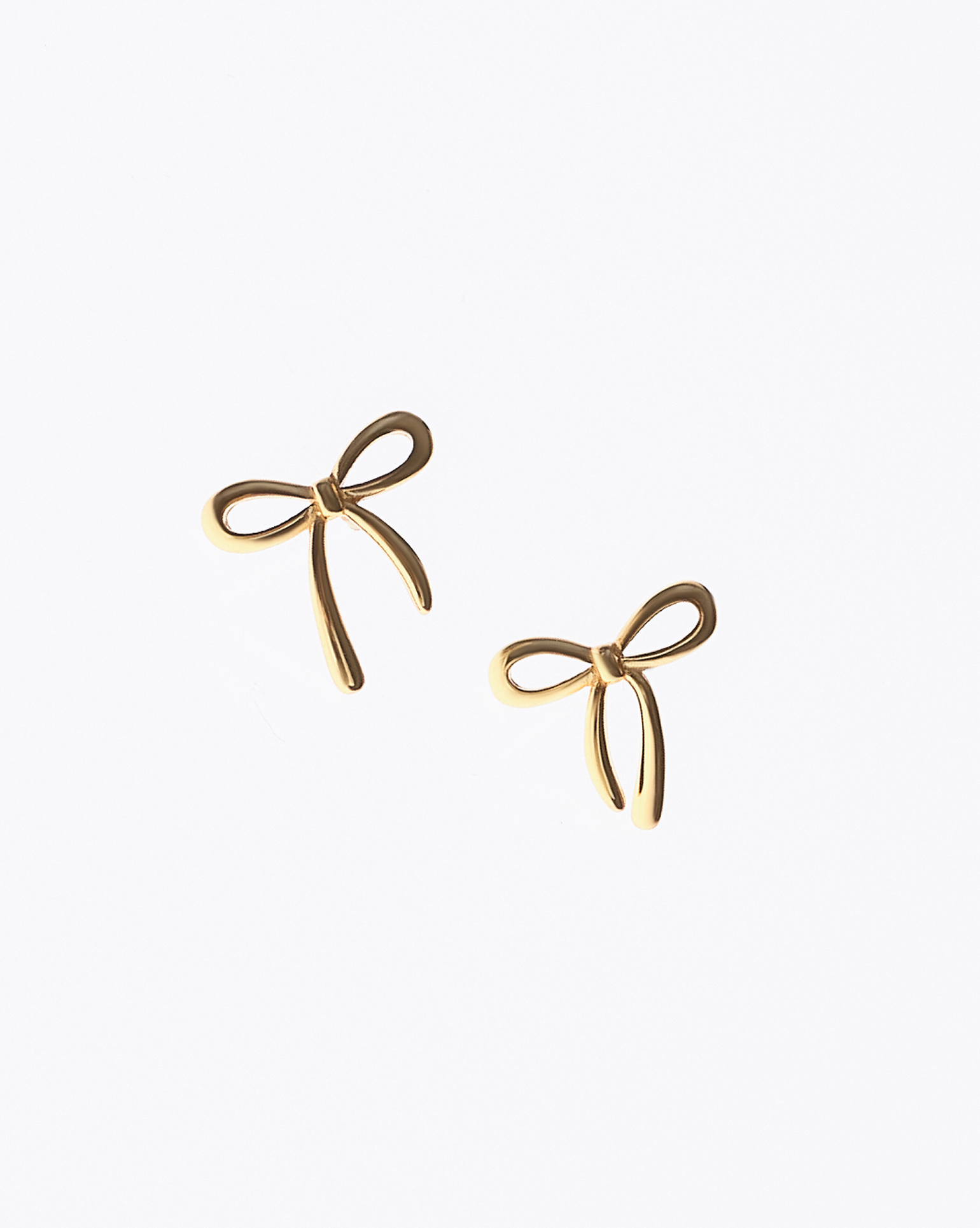 BELLA BOWS STUDS GOLD