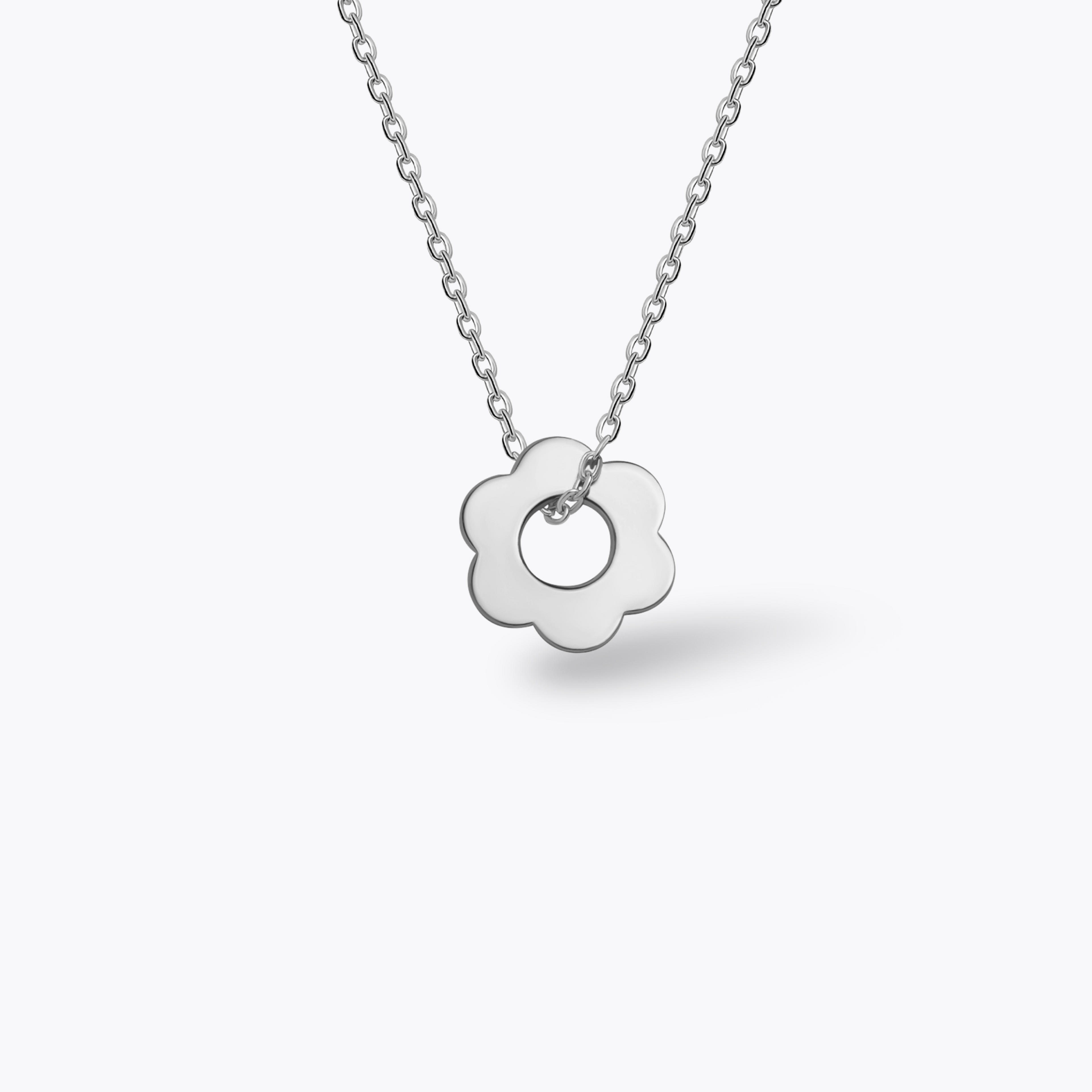 Flora Necklace Silver