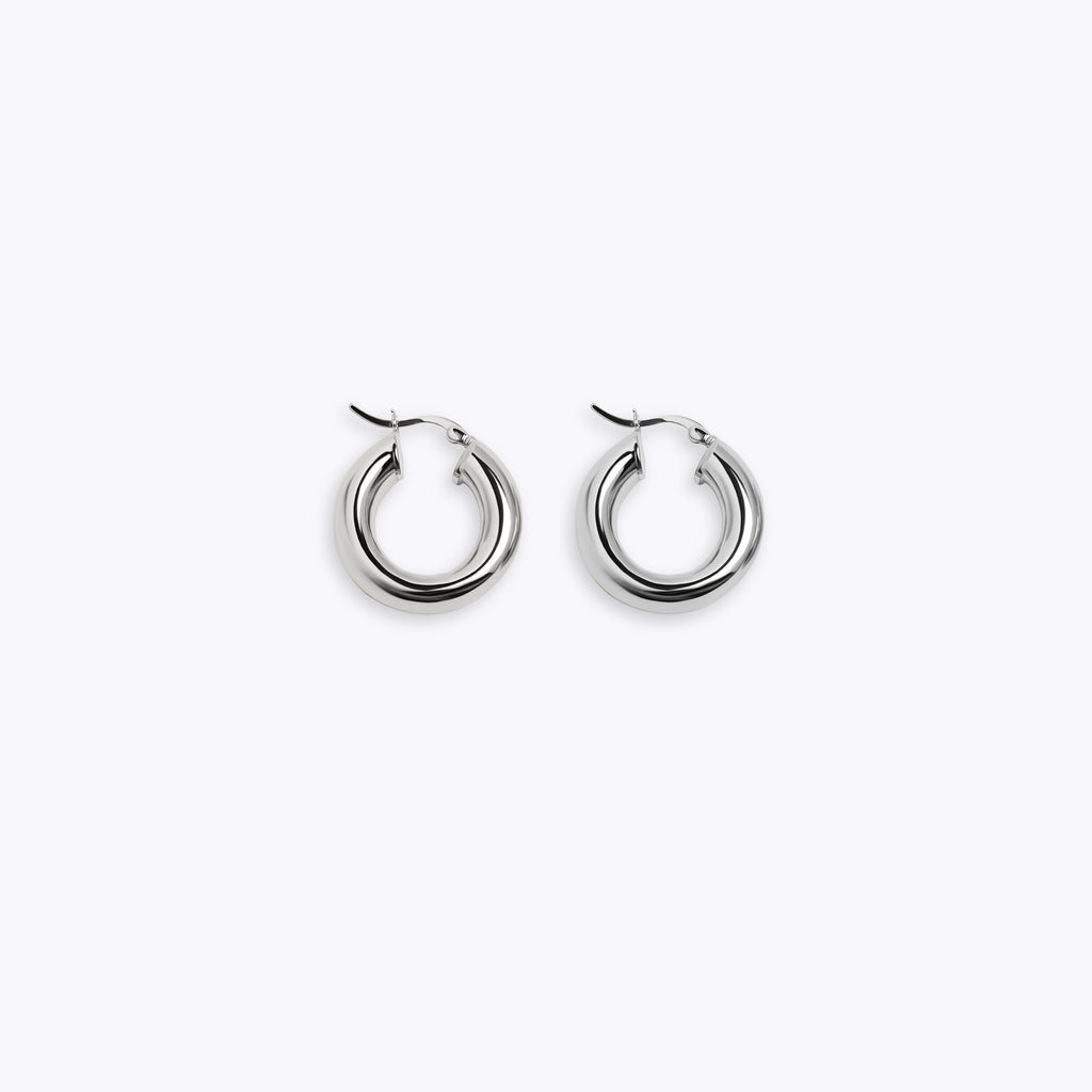 Luna Hoops Silver