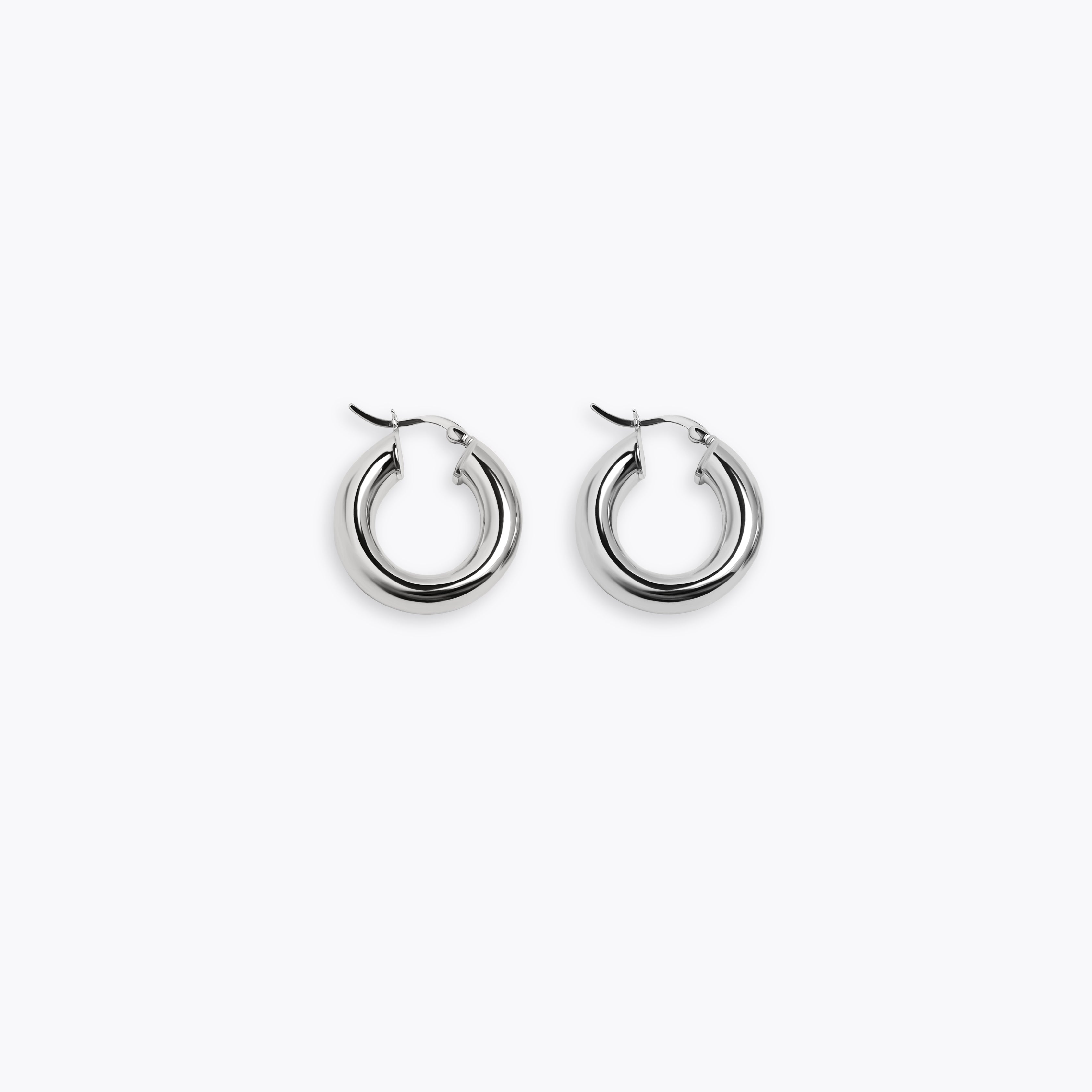 Luna Hoops Silver